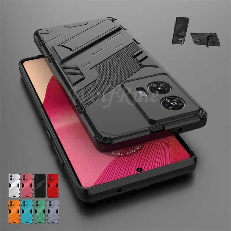 For Moto Edge 50 Fusion Case Cover Motorola Moto Edge 50 Fusion Capas New Back Shockproof PC Kickstand Cover Moto Edge 50 Fusion - image 1