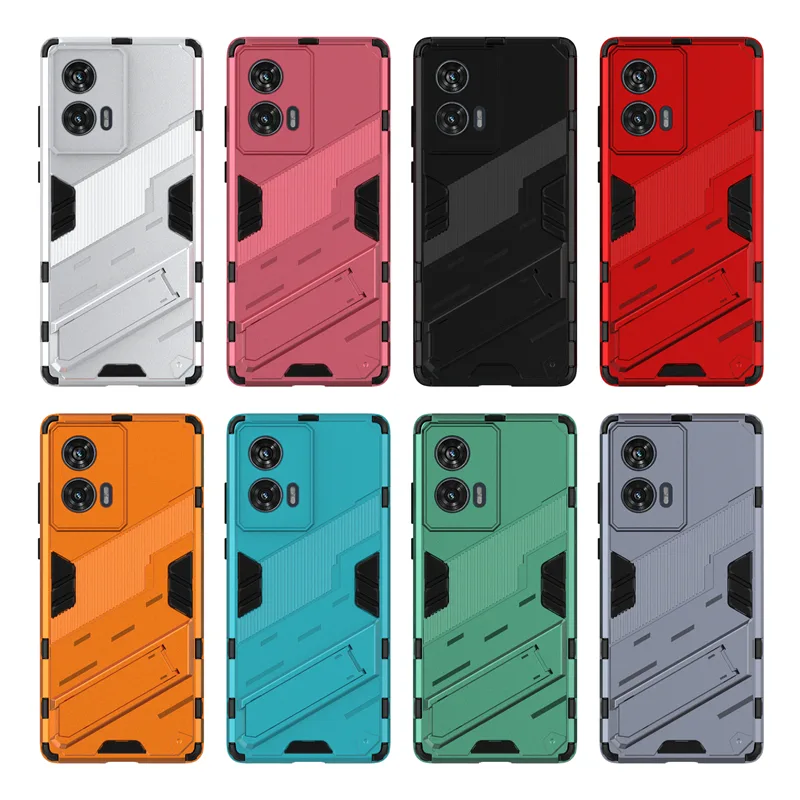 For Moto Edge 50 Fusion Case Cover Motorola Moto Edge 50 Fusion Capas New Back Shockproof PC Kickstand Cover Moto Edge 50 Fusion - image 2