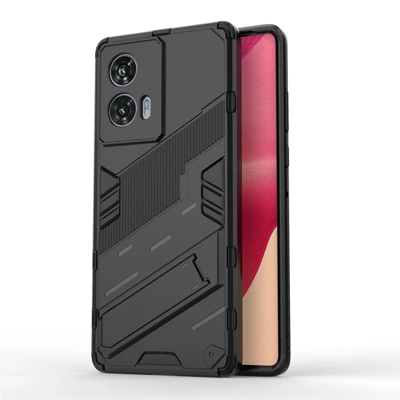For Moto Edge 50 Fusion Case Cover Motorola Moto Edge 50 Fusion Capas New Back Shockproof PC Kickstand Cover Moto Edge 50 Fusion detail 2