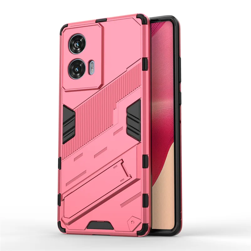 For Moto Edge 50 Fusion Case Cover Motorola Moto Edge 50 Fusion Capas New Back Shockproof PC Kickstand Cover Moto Edge 50 Fusion detail 3