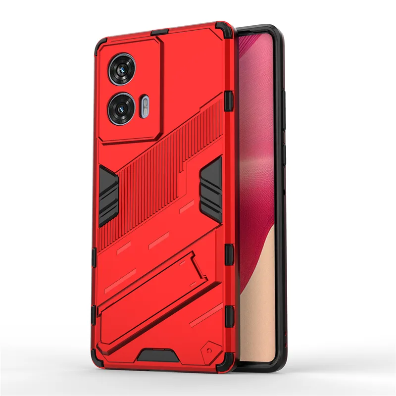 For Moto Edge 50 Fusion Case Cover Motorola Moto Edge 50 Fusion Capas New Back Shockproof PC Kickstand Cover Moto Edge 50 Fusion detail 4