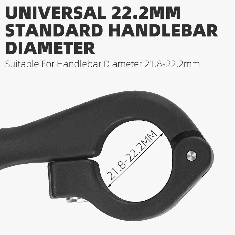 WEST BIKING MTB Bicycle Bar ends Ergonomic Design Mountain Bike Handlebar 22.2mm Nylon Inner Handle Bar Grips MTB Cover  image 4