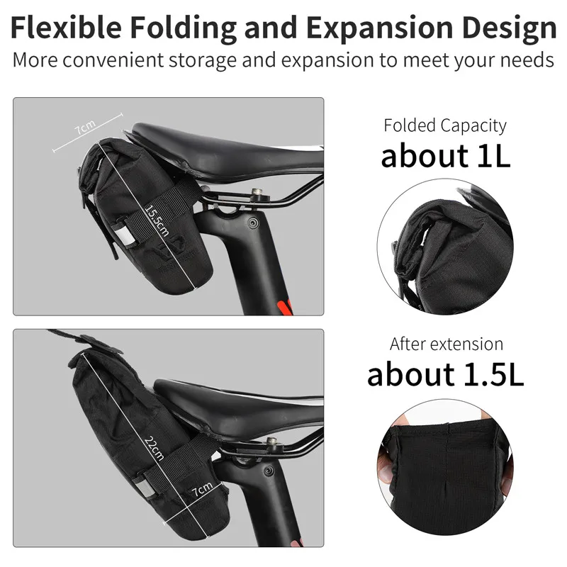 West Biking Waterproof Saddle Bag image 5