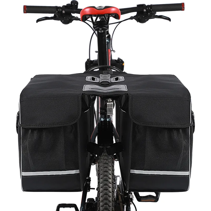 WEST BIKING 30L Bicycle Bags Rear Seat Trunk Bags Large Capacity Mountain MTB Bike Luggage Carrier With Rain Cover Cycli image 5