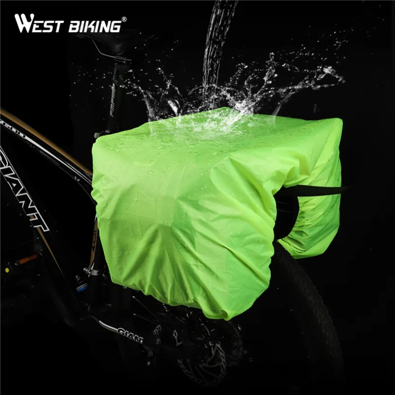 WEST BIKING 30L Bicycle Bags Rear Seat Trunk Bags Large Capacity Mountain MTB Bike Luggage Carrier With Rain Cover Cycli image 6