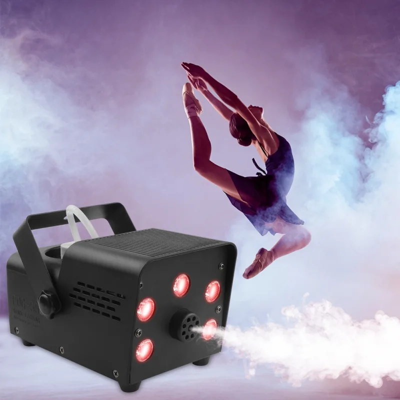 500W 5PCS RGB LED Smoke Machine Wireless Remote Control Fogger Machine Stage Effect Light For Christmas Party Halloween  image 3