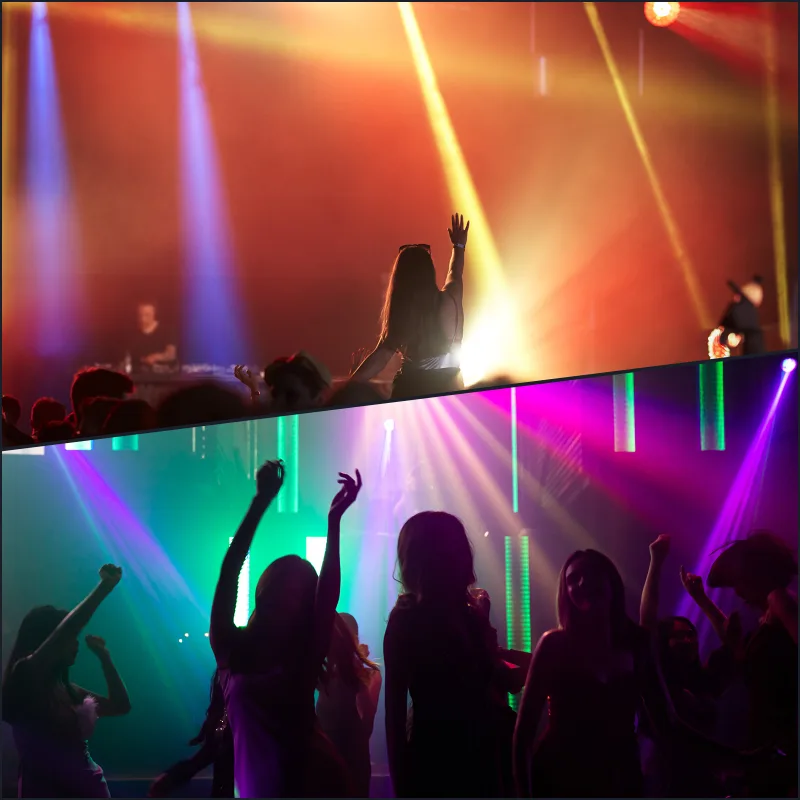 Mini LED RGBW Moving Head Light 11/13CH DMX512 Voice-activated 4 in 1 10W Stage Light for DJ Bar Disco Stage Effect Ligh image 4