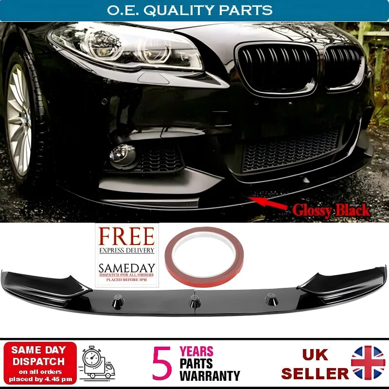 BMW 5 Series F10 Front Splitter Lip Diffuser image 1