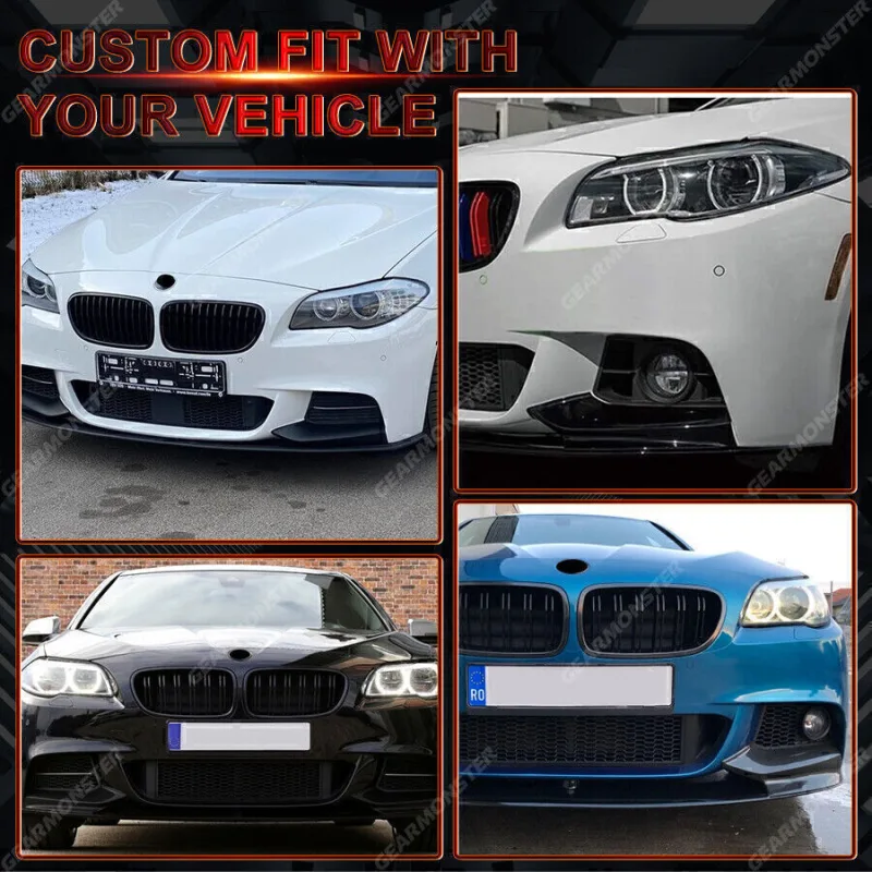 BMW 5 Series F10 Front Splitter Lip Diffuser image 5