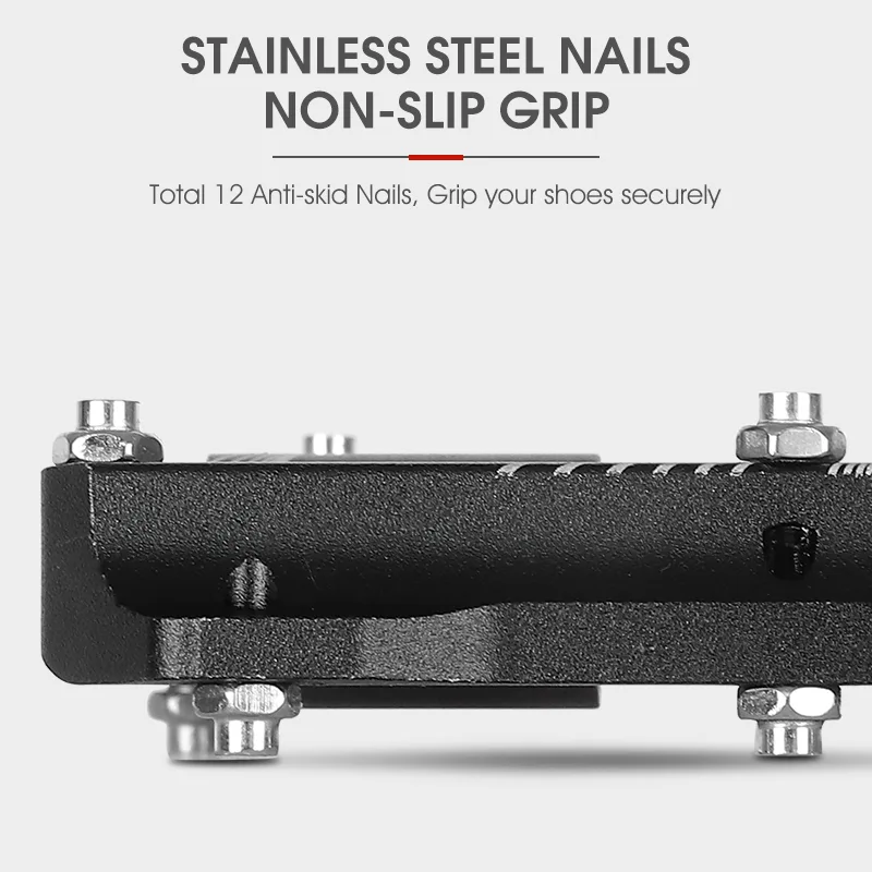 WEST BIKING Bicycle Pedal 2 Bearings Non-Slip Cycling Pedals CNC Aluminum Alloy Bike Pedals Wide Platform Accessories Pa image 5