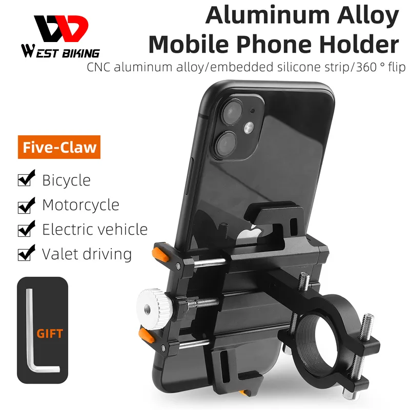 West Biking Alloy Bike Phone Mount image 2