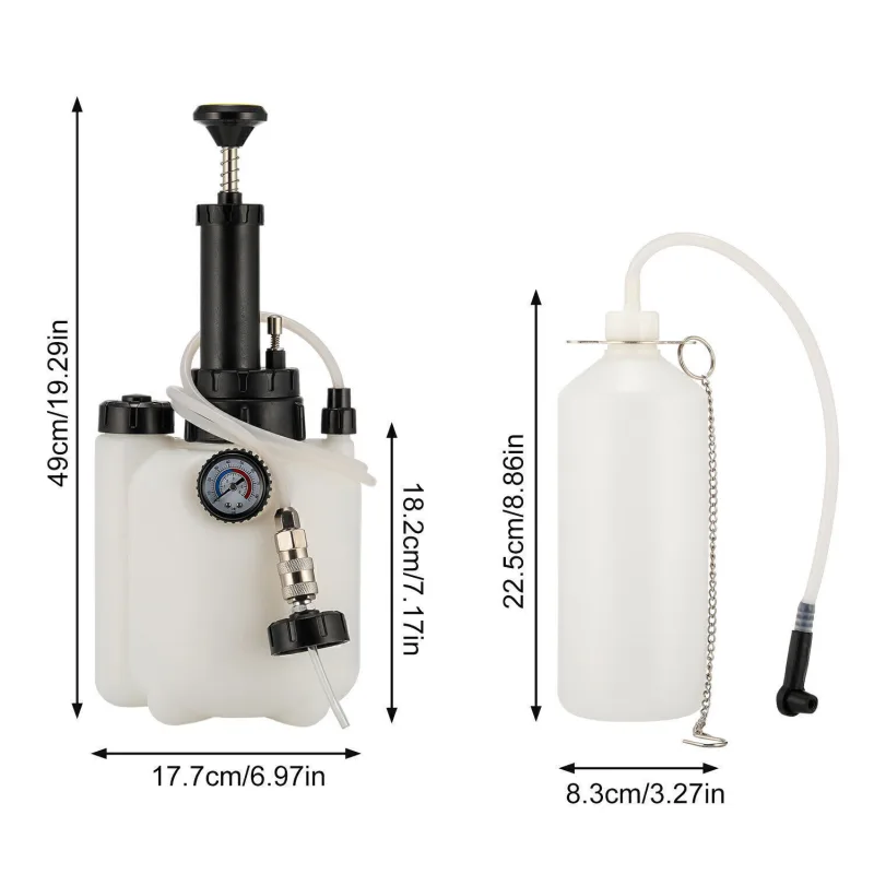 3L Pneumatic Brake Bleeder Kit image 6