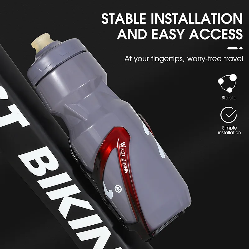 WEST BIKING Bicycle Water Bottle Holder Universal MTB Road Bike Bottle Cup Ultralight Mount Bracket Cycling Drink Rack C image 4