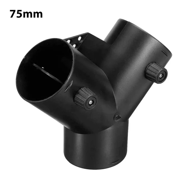 75mm Pipe Ducting Y Piece Warm Air Outlet Vent Hose Clip For Diesel Heater image 2