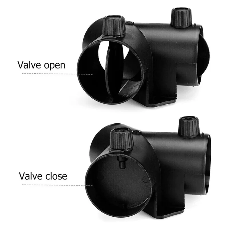 75mm Pipe Ducting Y Piece Warm Air Outlet Vent Hose Clip For Diesel Heater image 6