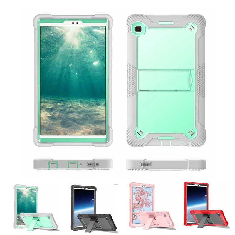 Case For Samsung Galaxy Tab A7 Lite 8.7" T220/T225 ，Shockproof Hard PC+Silicone Heavy Duty Stand Cover image 2