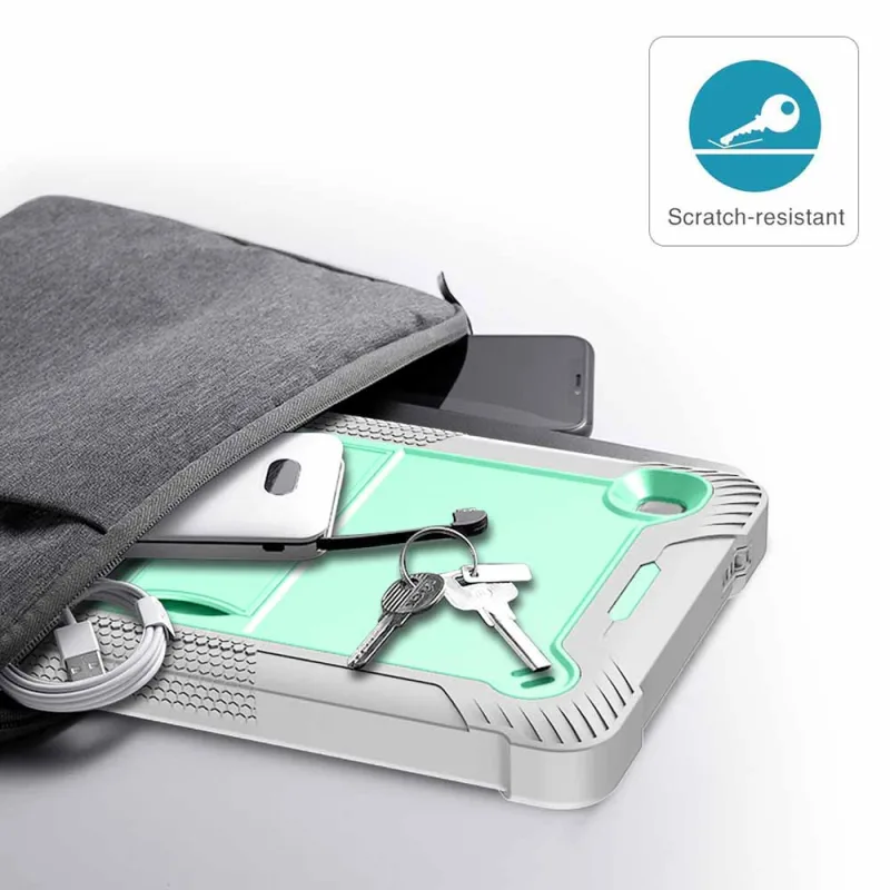 Case For Samsung Galaxy Tab A7 Lite 8.7" T220/T225 ，Shockproof Hard PC+Silicone Heavy Duty Stand Cover image 5