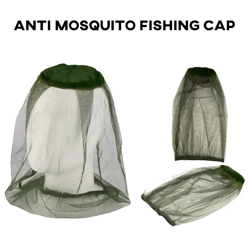 Anti Mosquito Fishing Cap 1pc Breathable Adjustable Mesh Fishing Hat Net For Men And Women Outdoor Traveling Fishing Cam image 5