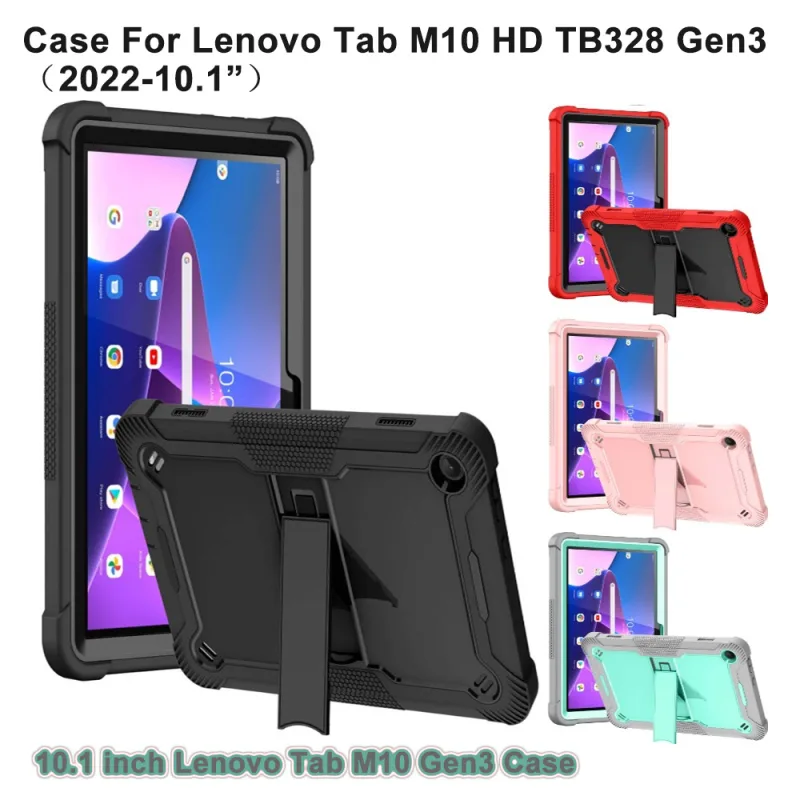 Case For Lenovo Tab M10 TB328 3rd Gen. 2022 10.1inch Heavy Shockproof Stand Cover Protective，Compatible Model:TB328 image 5
