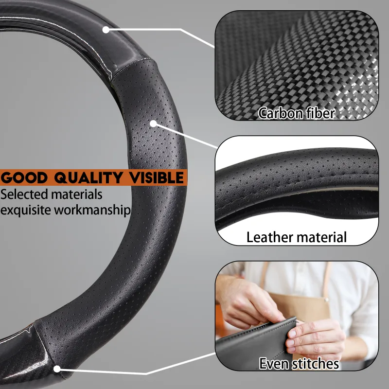 Universal Car Steering Wheel Cover image 2