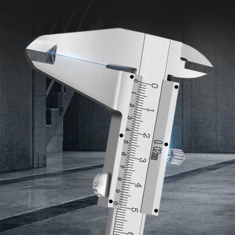 6" 15cm Stainless Steel Vernier Caliper Gauge Micrometer Measuring Tool Ruler image 2