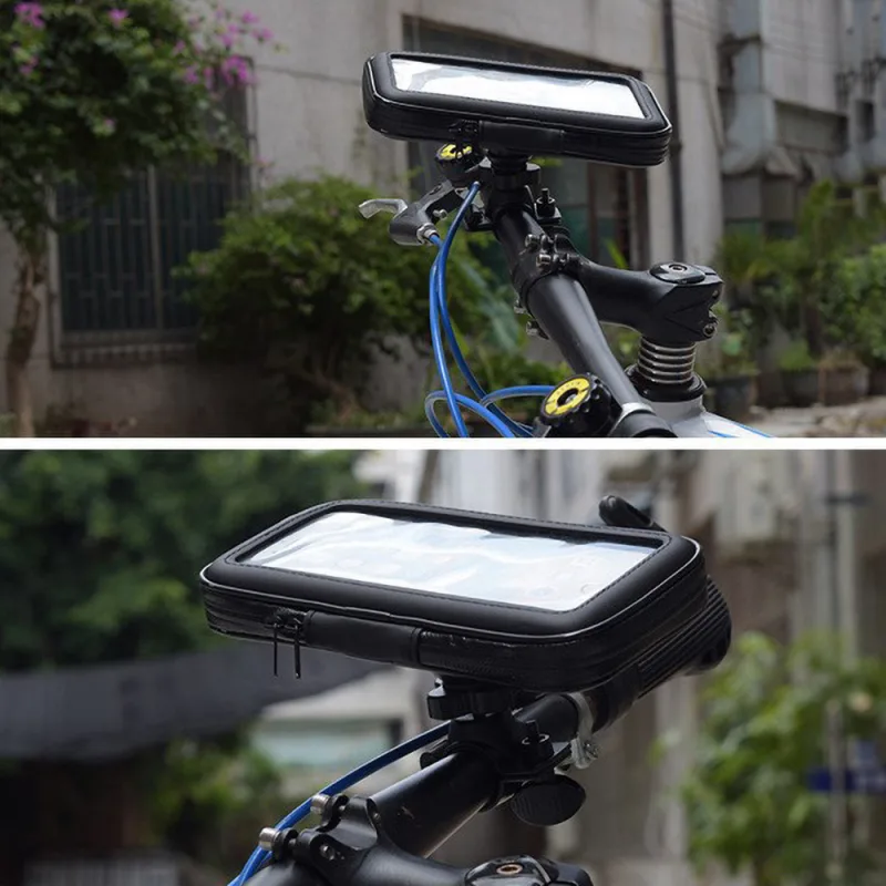 Bike Phone Waterproof Case Mount Holder 360° image 5