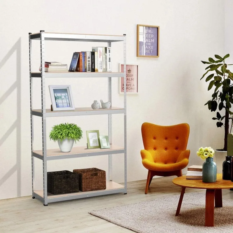 Cheapest - Heavy Duty Metal Shelving Racking Unit DIY Halloween Christmas Gift For Garage Workshop Warehouse Shed Storag image 6