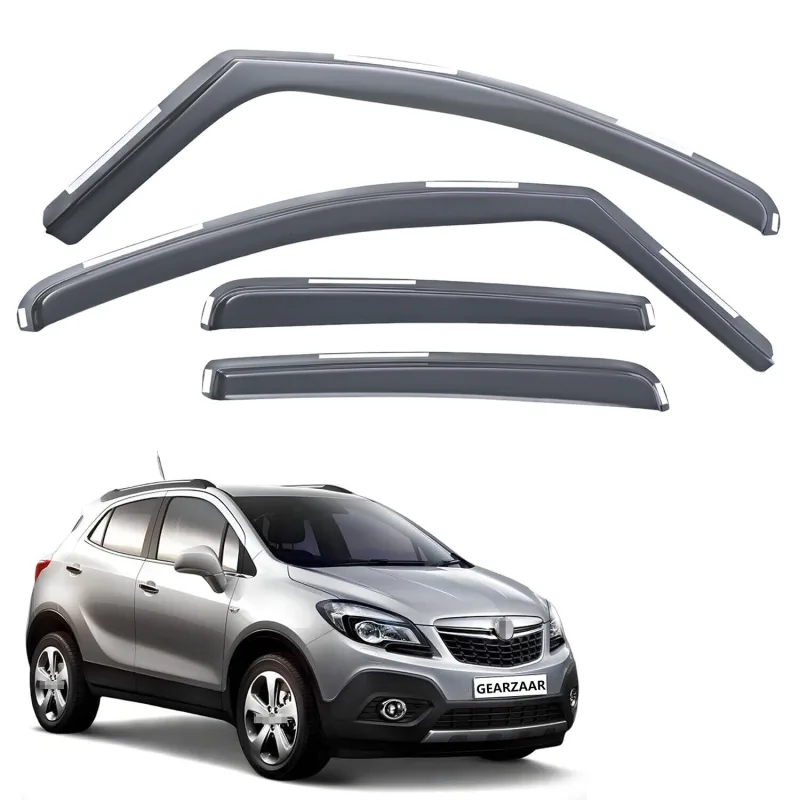 Wind Rain Deflectors 4pc For Vauxhall Mokka/Mokka X MK1 J13 12-20 5 Door Tinted image 3
