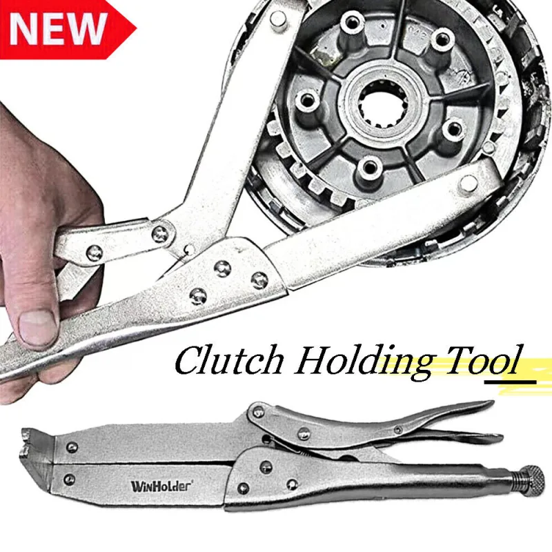 Universal Motorcycle Tools Clutch Hub Basket Holder Flywheel Holding Tool Wrench Clutch Holding Tool Repair Removal image 1