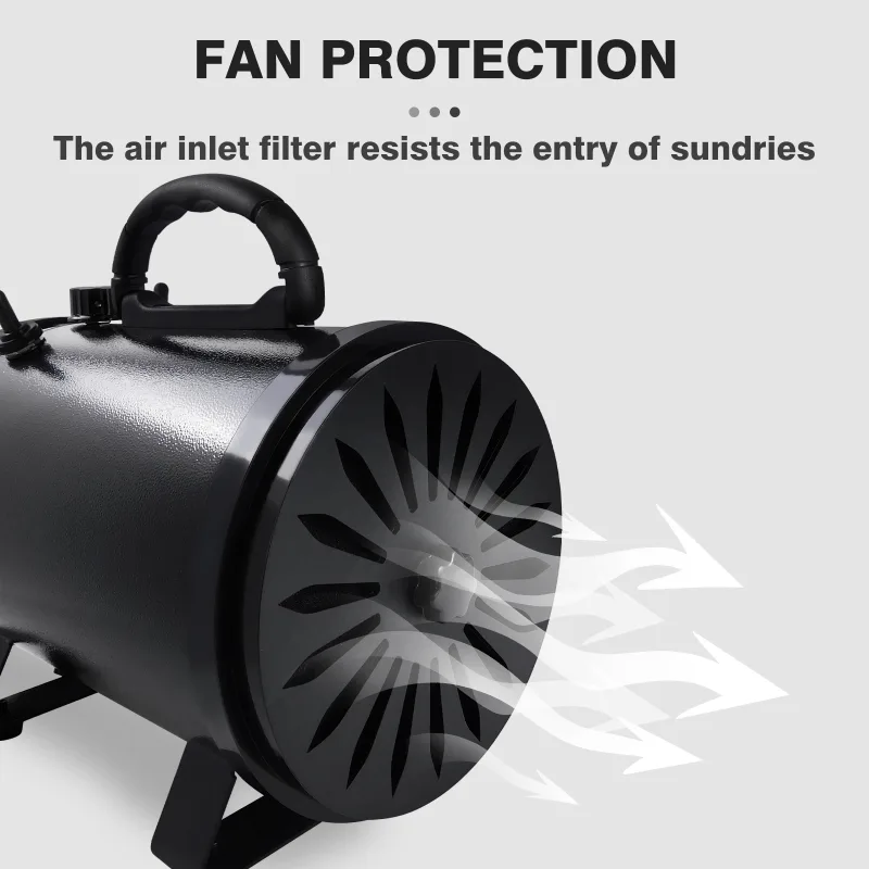 VickyHome 2000W Pet Hair Dryer 35°C-65°C image 3