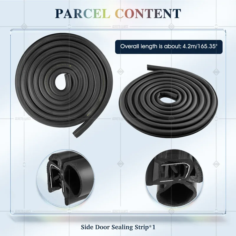 FOR VW Transporter Cab Door Seal Rubber Aperture Seal Left Right T5 T6 2003 On image 6