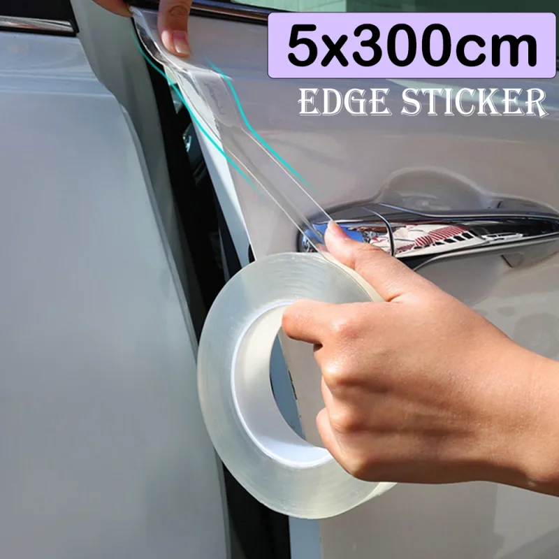 Clear Protector Sill Scuff Car Door Plate Sticker Bumper Body Anti Scratch Strip image 6
