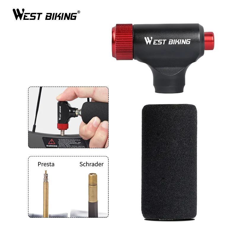 West Biking CO2 Mini Bike Pump image 2