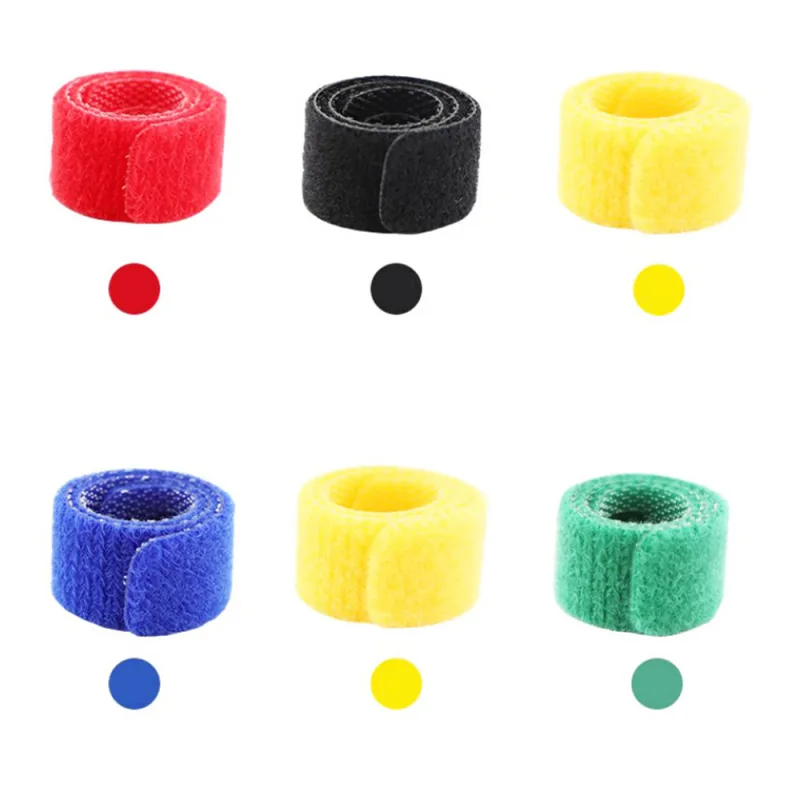 100 Pack Releasable Hook and Loop Cable Ties image 4
