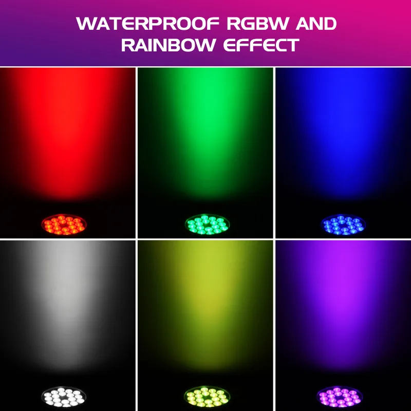 270W 4 in 1 LED Par Light RGBW DMX512 image 6