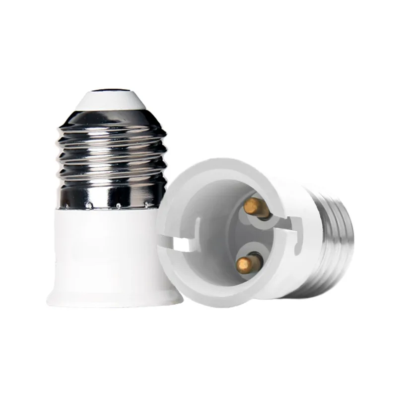 2PCS Edison Screw E27 to Bayonet B22 Lamp Socket Adapter Light Bulb Converter Max Wattage 60W AC110V 220V Lamp Base Adap image 1