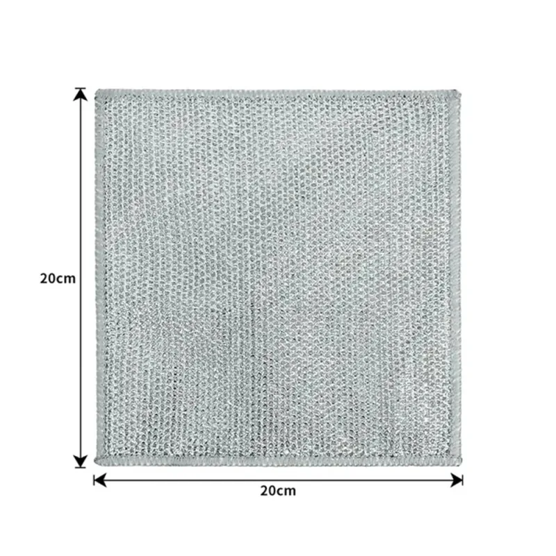 10PCS Multipurpose Wire Dishwashing Rags for Wet and Dry, Wire Dishwashing Rag image 6