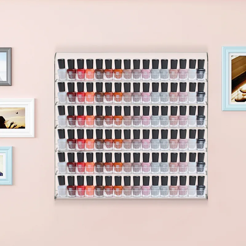 Wall Mounted Acrylic Nail Polish Display Stand image 4