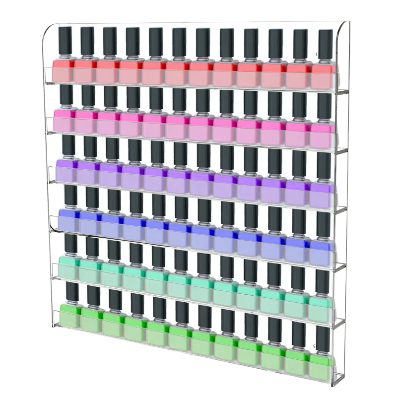 Wall Mounted Acrylic Nail Polish Display Stand image 5