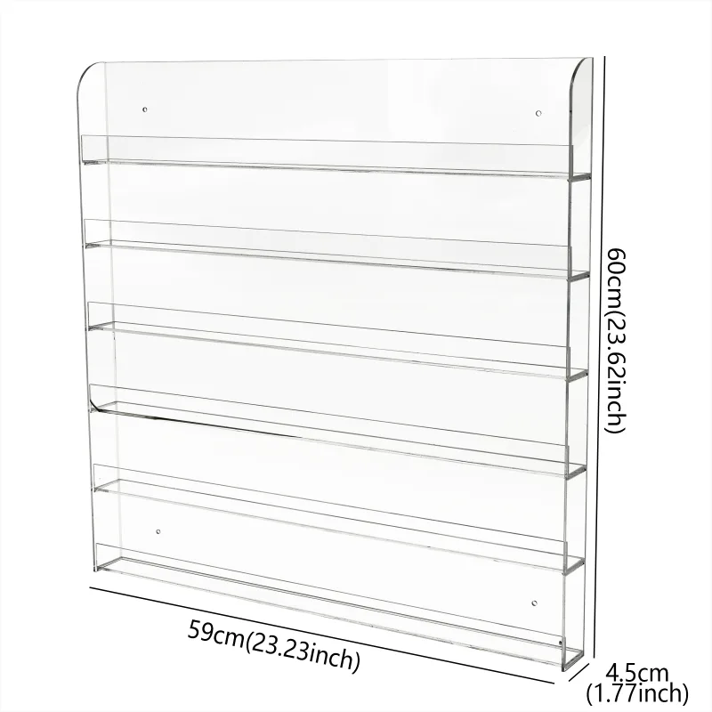 Wall Mounted Acrylic Nail Polish Display Stand image 6