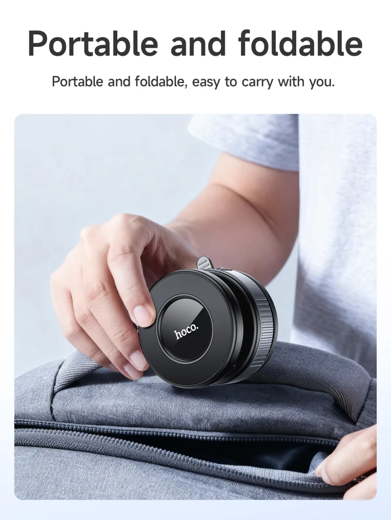HOCO Manual Magnetic Car Phone Holder For iPhone 17 16 15 Series Universal 360 Degree Rotate Stand Bracket For Samsung S24 S25 detail 4