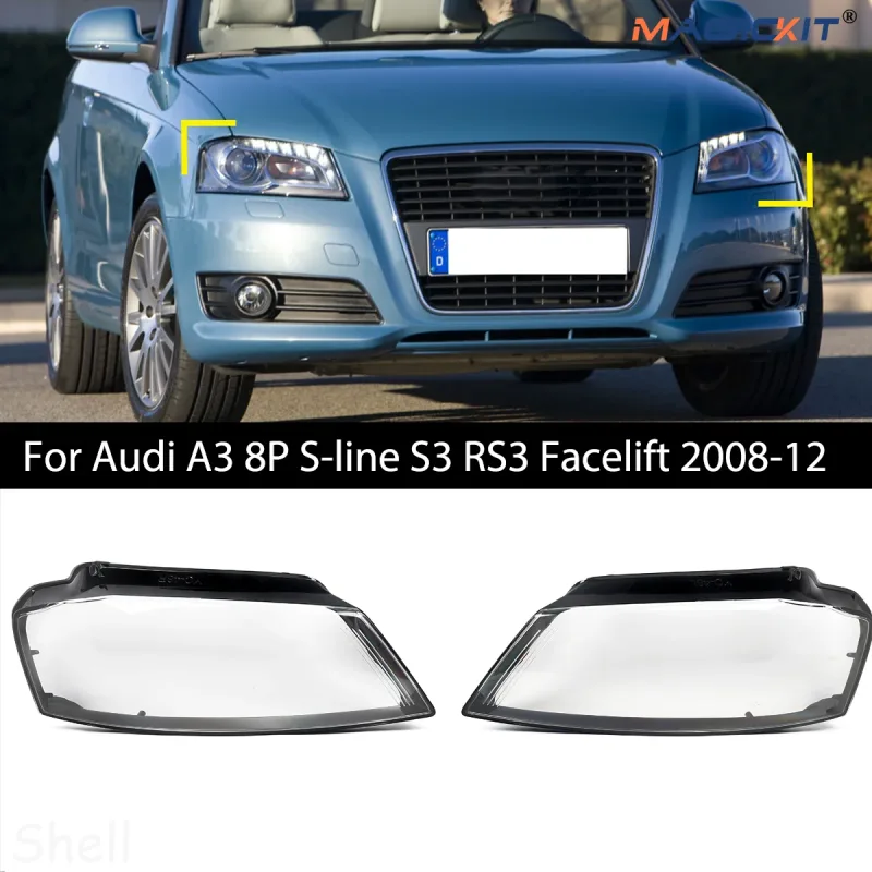 MagicKit Headlight Lens Cover for Audi A3 8P image 1