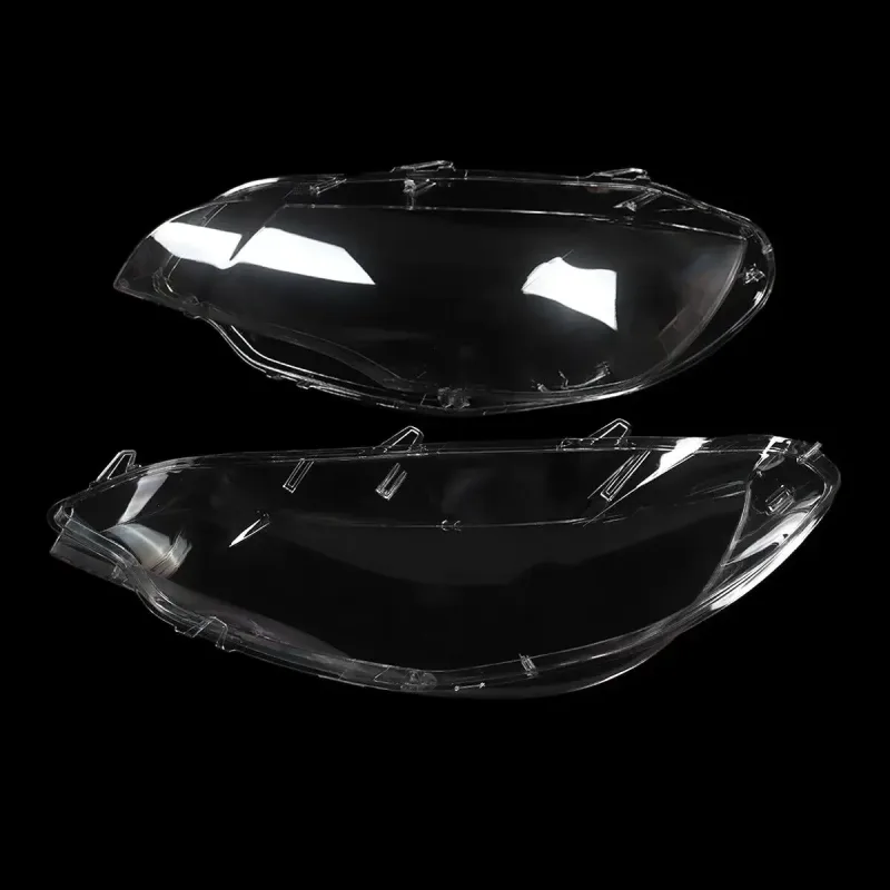 Pair Car Front Headlight Lens For 2008-14 BMW E71 X6 Headlamp Covers 63117288996 image 4