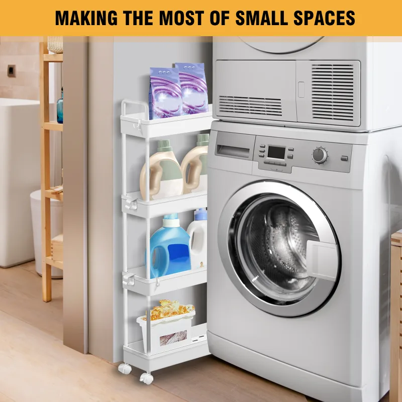 DayPlus 4-Tier Mobile Storage Cart image 5