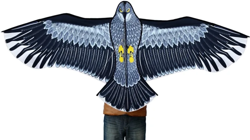 New  Outdoor Fun Sports Huge 71Inch Eagle Kite With Handle Line Novelty Toy Kites For Adult /Kids Large Good Flying image 4