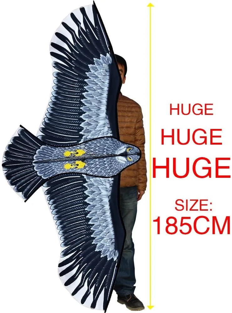 New  Outdoor Fun Sports Huge 71Inch Eagle Kite With Handle Line Novelty Toy Kites For Adult /Kids Large Good Flying image 5