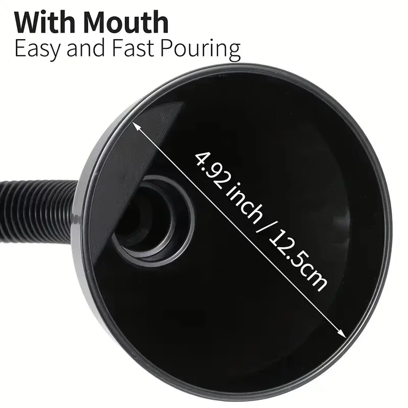 1 Pc Multi Functional Flexible Automotive Fuel Funnel: Spill-Proof Refueling & Oil Changing Tool with Wide Mouth & Handl image 5