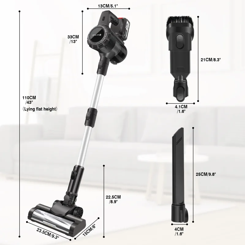 DayPlus 21V Cordless Vacuum Cleaner with Brushless Motor image 1