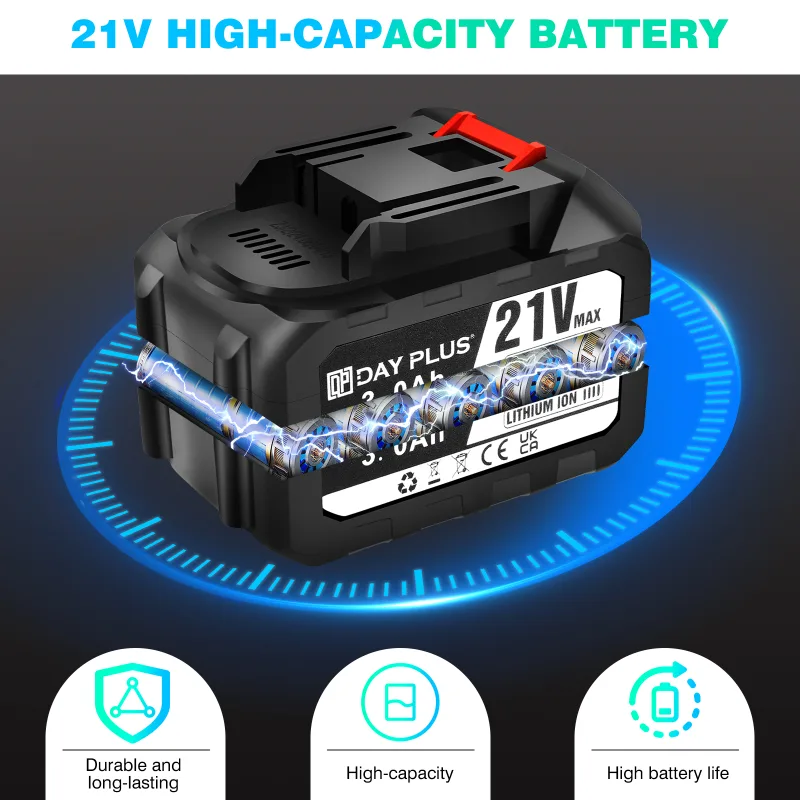DayPlus 21V Cordless Vacuum Cleaner with Brushless Motor image 4