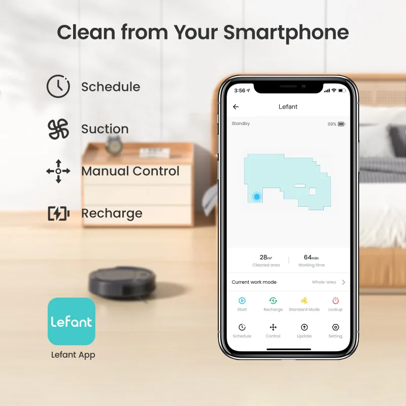 Lefant M210 Pro Robot Vacuum Cleaner image 5